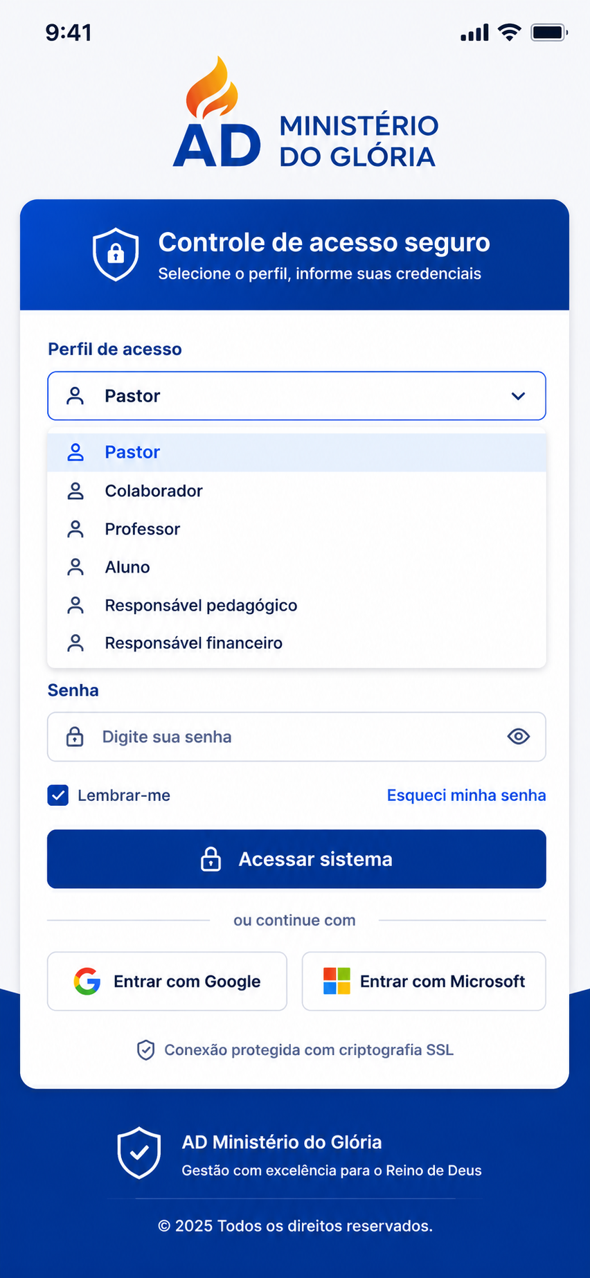 Sistema Igreja ADMG