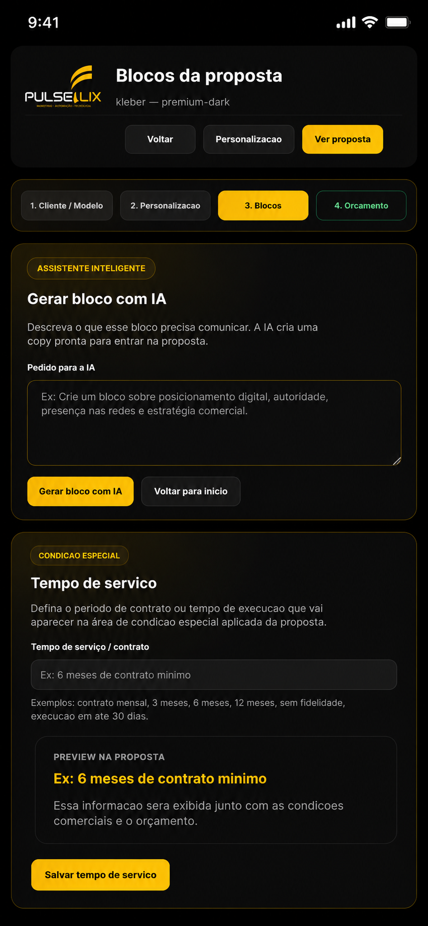 PulseFlix Propostas